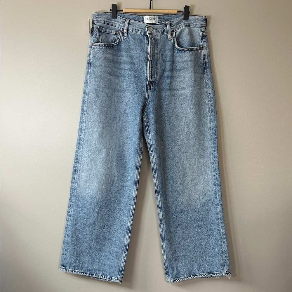 AGOLDE Ren Wide‎ Leg Jeans Size 30 Blue
